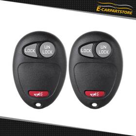 Ecp991137st E-carpartstore 2 For Chevrolet Colorado 2004 2005-2012 Keyless Entry Remote Key Fob Replacement