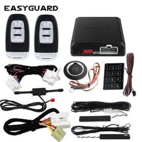 Ec002pp-jp-bj070 Easyguard Keyless Entry Remote Start Stop Button For Jeep Wrangler 10-18
