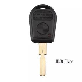 Ec Moto 712319823965 2x Key Fob Case Shell Blade Remote Head For Bmw 3 5 7 Series Z3 E46 E39 E38 E36