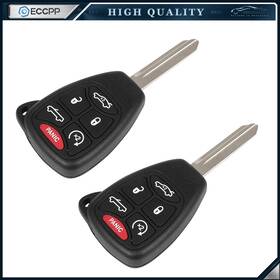 E84521201cp Eccpp For Chrysler Sebring 2007-2010 200 2011-2014 2pcs Remote Car Key Fob
