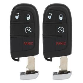 Eccpp Ec84250901cp 2 For 2017-2020 Jeep Compass Keyless Entry Remote Fob 4 Buttons