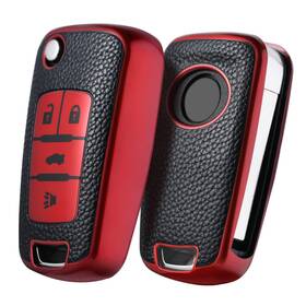 Elohei 735157500577 Chevy Key Fob Cover Soft Tpu Case For Equinox Camaro Malibu Sonic Impala