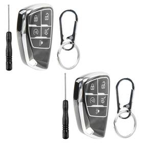 Ep-01292086 Extra-partss 2 Remote Key Fob Shell Case Polymer Cover For 2021 2022 2023 2024 2025 Gmc Yukon