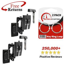 Ep-06052034 Extra-partss 2 Replacement 2009 2010 2011 2012 Ford Taurus Remote Key Fob Shell Case Pad