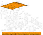 Bc3z2651944hd F-350 Ford Oem 12-15 Super Duty Interior-headliner