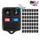 F4ra Autokeymax Lot Of 50 New 4 Button Replacement Keyless Entry Remote Key Car Fob For Ford 704342073219