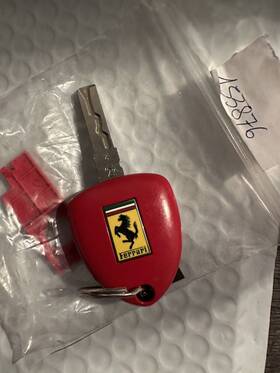 153876 Ferrari Genuine Key - 3 Button Fob Guaranteed Authentic