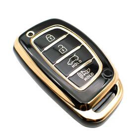 Fym-10v Feyoun Key Fob Cover For Hyundai Elantra Ioniq Sonata Tucson Tpu 4 Buttons