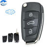 C03040-fks3b Fks3b Keymaster Flip Remote Key Shell Case Fob For Audi Tt