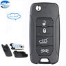 M433tx Fks4b Keymaster Flip Remote Key Shell Case Fob Button For Jeep M433tx Fks4b Keymaster Flip Remote Key Shell Case Fob Button For Jeep
