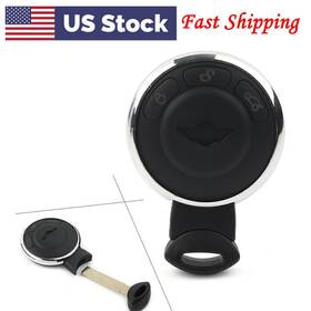 Flashbuyeasyusa 550725737120 Remote Key Shell Case Fob 3 Button Replacement Fit Bmw Mini Cooper 2007-2014 Us