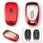 Fo43r Xotictech Glossy Red Tpu Smart Key Fob Case For Chevy Fo43r Xotictech Glossy Red Tpu Smart Key Fob Case For Chevy
