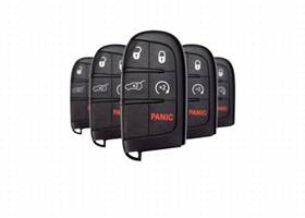 Fob Dr 68150061aa-ag 5 Pack Of 2014-2024 Jeep Grand Cherokee Dodge Durango Smart Key Button