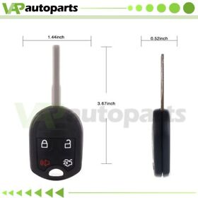 Va05724801p For Ford Fiesta 2015 2016 2017 2018 2019 Remote Car Key Fob 5922964 164-r7976