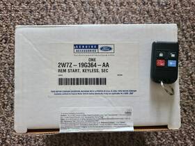 2w7z-19g364-aa Ford Remote Car Starter Gold Kit Keyless Entry And Alarm Nos Sealed