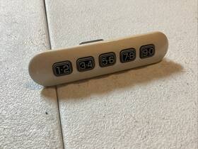 8a6t-14a636-abw Ford 08-12 Fusion Milan Front Left Driver Door Keyless Keypad Dune Pearl