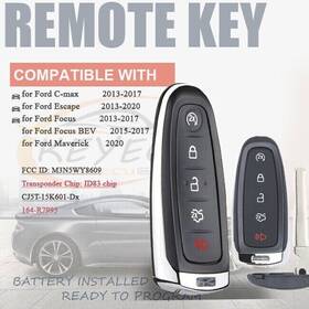 Cr-frd-r7995 Ford C-max Energi 2014-2017 Escape 2013-2020 Remote Key