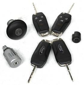 Lk41-v22050-fc Ford Oem Lock Cylinders With Key Set For Transit