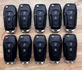 N5f-a08tblp Ford Lot Of 10 3 Button Flip Keys 434 Mhz Missing Part Numbers N5f-a08tblp Ford Lot Of 10 3 Button Flip Keys 434 Mhz Missing Part Numbers