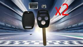 Zsvzvs5z65s Fsmotoracing New 2 Replacement Keyless Remote Shell Case Key Fob For Honda 3 1 Buttons