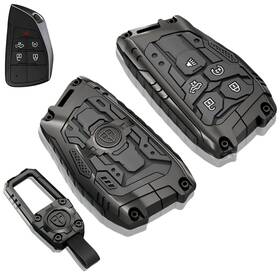 Liluls05-25 Fzsfvaq Heavy Zinc Alloy Key Fob Cover Keychain Case Accessories Compatib