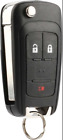 G-512-flip-3btn Generic Car Key Fob Keyless Entry Remote Fits Chevy Equinox