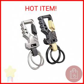 Gabox 748920554387 Keychain Edc Key Ring Chain Bottle Opener Auto Car Holder Tactical