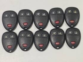 20936099 General Motors 2007-2014 Lot Of 10 Chevrolet Silverado Gmc Sierra Keyless Remotes Oem