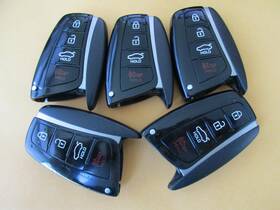 Sy5hmfna433 Genesis Lot Of 5 Hyundai Proximity Smart Keyless Remotes Fcc Oem