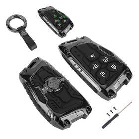 1510776 Gjmrar Chevy Silverado Gmc Sierra Key Fob Cover 5-button Zinc Alloy Protector