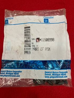 11508998 Gm New Oem Screws Set Of Ten 10 Old Stock