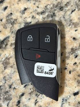 13548438 Gmc Three Button Remote Key Fob