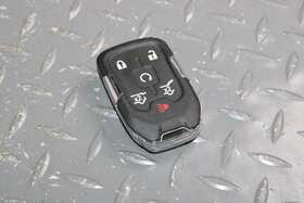 654-10659 Gmc 15-20 Yukon Black Oem Six 6 Button Remote Start Power Liftgate Key Fob Smartkey