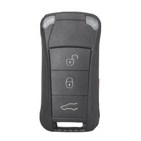Goodnewstore 421112445891 For Porsche Cayenne 3 Button With Panic Remote Shell Fob Case Key Black Car Goodnewstore 421112445891 For Porsche Cayenne 3 Button With Panic Remote Shell Fob Case Key Black Car