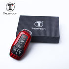 Gsk872448 Red Real Carbon Fiber Keyless Smart Key Case 6492090146364 Gsk872448 Red Real Carbon Fiber Keyless Smart Key Case 6492090146364