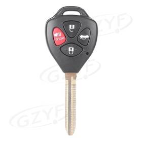 Gzyf 550746917341 For Toyota Corolla Avalon Remote Uncut Blank Key Fob Keyless Entry Shell Case