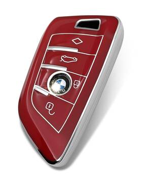 Bm02 Haoyoumei 718387784870 Tpu Key Cover For Bmw X1 X3 X4 X5 X6 X7 M5 M6 1 3 4 5 6 7 Gt3 Gt5 Gt6 - Red