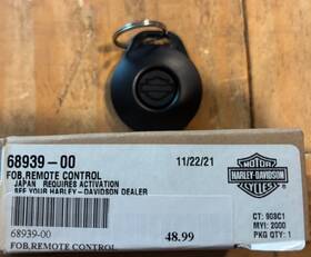 68939-00 Harley-davidson New Fob Remote Control