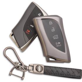 Lexusb003 Hejmin Lexus Key Fob Cover 4 Buttons With Keychain Anti-scratch Protection