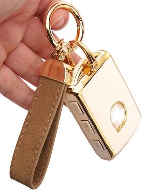 Volvob002 Hejmin For Volvo Key Fob Cover With Keychain Soft Tpu Case Anti-dust White