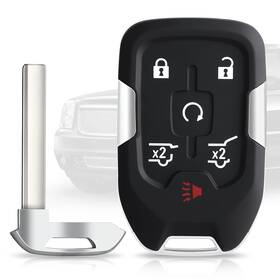 Helloauto 746827176282 Key Fob For Gmc Yukon Xl 2015-2020 Chevy Tahoe Suburban 6-button