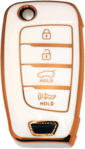 Heyezqty 742404405400 Flip 4 Button Tpu Key Fob Shell Cover For 2018 2019 2020 2021 White Heyezqty 742404405400 Flip 4 Button Tpu Key Fob Shell Cover For 2018 2019 2020 2021 White