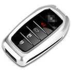 Hhhu0113 Hhhu0114 Hhobd Aluminium Leather Remote Smart Key Silver Fob 603935038973