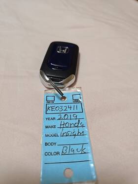 Ke032411 Honda Insight Key Fob Year 2019 Original New Unused