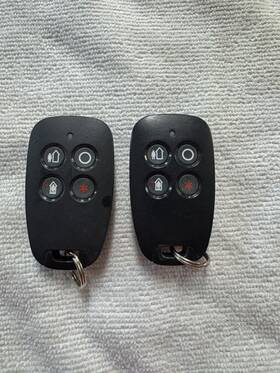048-8235 Honeywell Two Key Fob Remotes For Alarm System 048-8235 Honeywell Two Key Fob Remotes For Alarm System