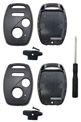 Horande 680904054769 2pcs Key Fob Cover Case Fits For Honda Accord Cr-v Ridgeline Civic Pi