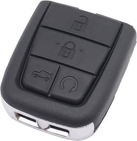 Horande 772123539001 5 Buttons Replacement Key Fob Cover Case Fit For 2008 2009 Pontiac G8 Black