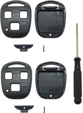 Horande 778416800728 Replacement Keyless Entry Key Fob Cover Case Fit For Lexus Es Gs Gx Is Black
