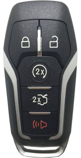 Horande 778695127202 Smart Key Fob Shell Case Fit For Ford Fusion Mustang Explorer Edge 5 Buttons