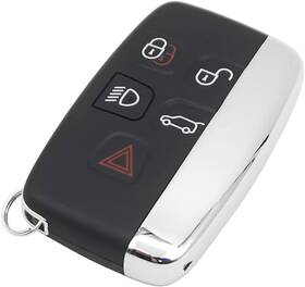 Fo-juc051 Horande Replacement Key Fob Cover Case Fits For Range Rover Evouge Discovery Black
